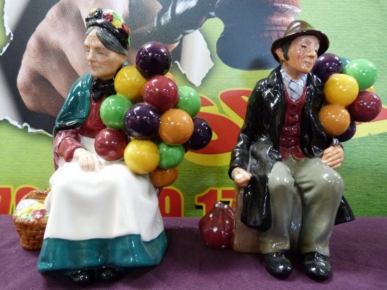 2 ROYAL DOULTON BALLON FIGURENES