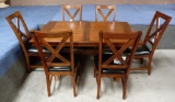 NEW ABBYSON LIVING CHARLESTON DINING TABLE AND 6 CHAIRS