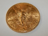 1947 GOLD 50 PESOS 1.34OZ GOLD COIN