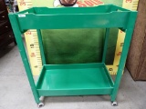 NEW GREEN ROLLING CART