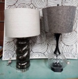 2 NEW STYLE CTAFT TABLE LAMPS