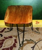 NEW RAW WOOD TOP END TABLE