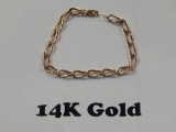 14K GOLD BRACELET 15.2 GRAMS