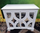 NEW MIRRORED FRON WHITE CABINET