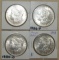 4 MORGAN SILVER DOLLARS