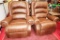 PR GENUINE LEATHER ELECTRIC RECLINERS WITH MASSAGE/HEAT