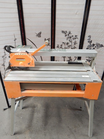 CHICAGO TILE SAW ON STAND