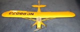 YELLOW PIPER CUB ELECTRIC AIRPLANE