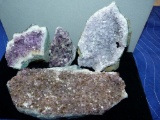 LOT OF 4 GEODES