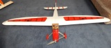 RED/WHITE ELECTRIC AIRPLANE