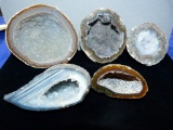 LOT OF 5 GEODES