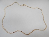 14K YELLOW GOLD PETITE NECKLACE