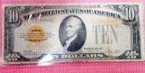 1928 $10.00 GOLD BILL