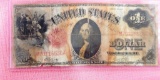 1919 LARGE $1.00 RED SEAL CERTIFICATE