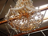 LARGE CRYSTAL CHANDILIER