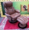 BEAUTIFUL COMFORT LEATHER BROWN OFFICE CHAIR