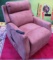 NEW SUEDE BROWN CHAIR WITH POWER RECLINER