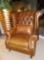 GORGEOUS GENUINE LEATHER ARM CHAIR BY ANCORA