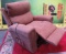 NEW TUFTED FABRIC LIFT CHAIR- BROWN