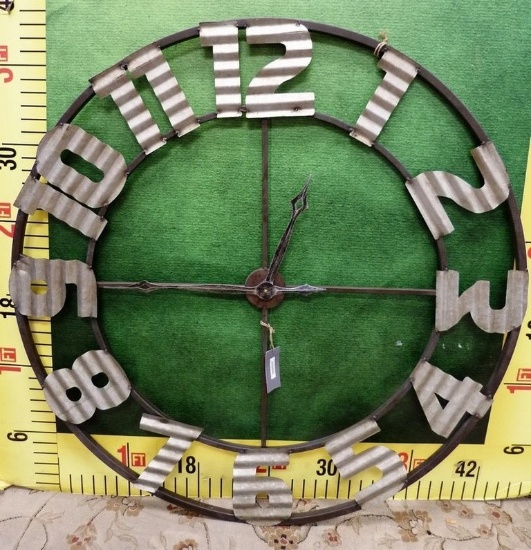 42" ROUND WALL CLOCK - NEW BY FORESIDE