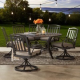 NEW ROUND PATIO TABLE &  6 CHAIRS