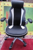 NEW BLACK AND WHITE OFFICE CHAIR