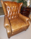 BEAUTIFUL GENUINE LEATHER ARM CHAIR BY ANCORA