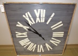 3'X3' NEW GREY WALL CLOCK