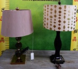 LOT OF 2 NEW DESIGNER LAMPS - STEIN WORLD