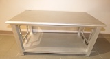 NEW DESIGN SILVER RECTANGULAR COFFEE TABLE