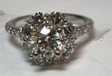 14KT WHITE GOLD DIAMOND RING