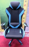NEW MODER DESIGN OFFICE CHAIR-BLACK & TURQUOISE