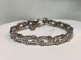 14KT WHITE GOLD DIAMOND BRACELET