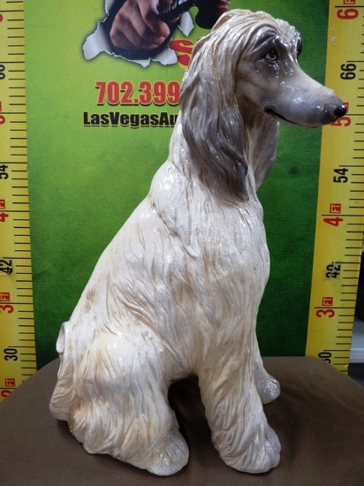 LARGE MADE IN ITALY PORCELAIN DOG