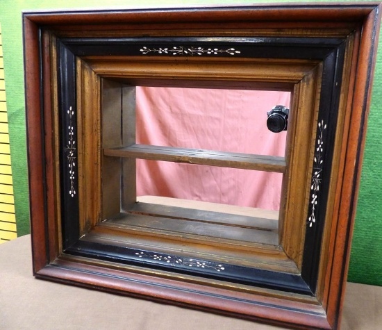 VERY ORNATE DEEP SHADOW BOX MIRROR