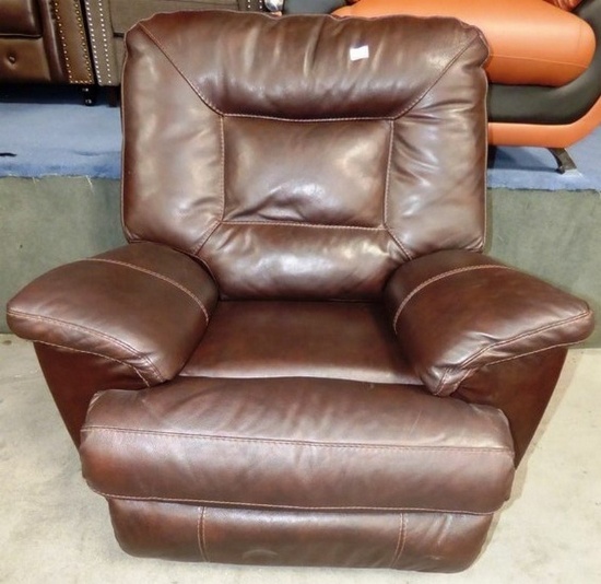 LIKE NEW BROWN RECLINER