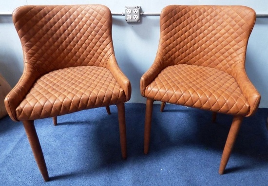 PAIR OF NEW MATCHING SIDE CHAIRS FROM WMC