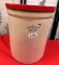 MADE IN USA CROCK POT WITH RED LID