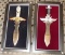 PAIR OF FRANKLIN MINT SWORD DISPLAYS