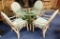 5PC GLASS TOP TABLE & 4 CHAIRS
