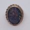 14KT YELLOW GOLD OPAL RING