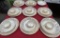 LOT OF STETSON DISHES WITH 22GOLD TRIM