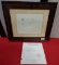 PABLO PICASSO 1956 ETCHING WITH CERTIFICATE