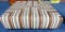 LARGE SQUARE STRIPED OTTOMAN