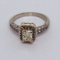 18KT YELLOW GOLD DIAMOND RING