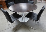 CONTEMPORARY NEW TABLE & 4 CHAIRS