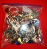 3 POUND BAG OF ASSORTED COSTUME JEWELRY