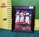 ORIGINAL SIGNED MANTLE, SINCLAIR AND MAYS FRAME PHOTO