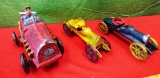 LOT OF THREE CAST IRON CARS