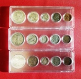 SET OF THREE COIN SETS